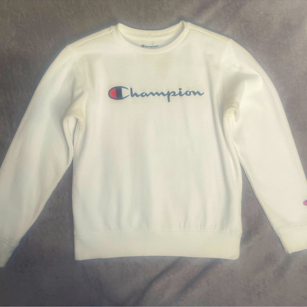 Champion Powerblend Crewneck Sweatshirt Script Logo​​‎ - Picture 4 of 7